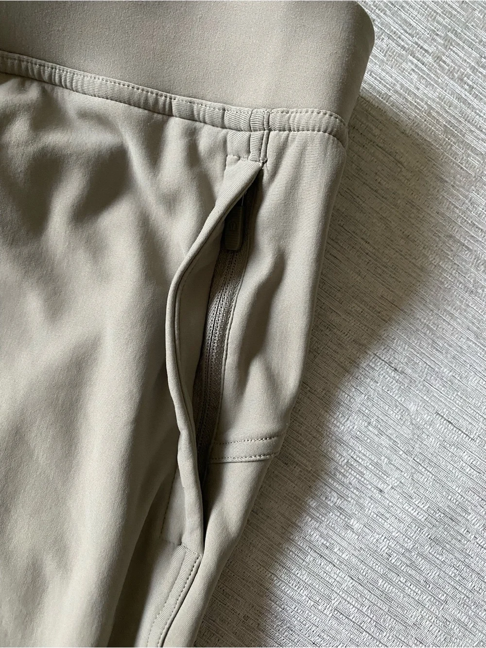Lululemon Women’s Adapted State Fleece Joggers High Rise Tan Full Length